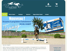 Tablet Screenshot of michel-robert.com